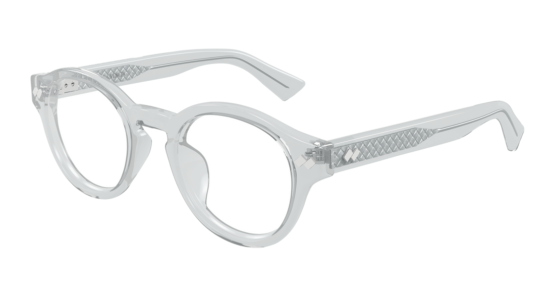 Brillen bottega veneta bv1444oa 003 gris round/oval/panthos unisex größe 49mm - Hauptansicht