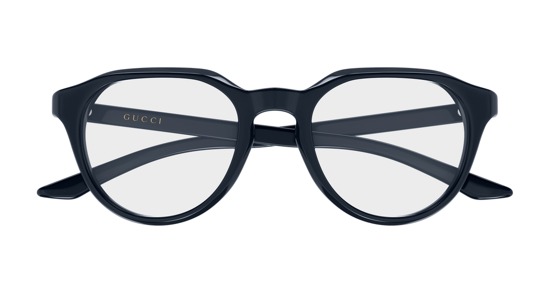 Occhiali da vista gucci gg2083o 003 azul round/oval/panthos masculino taglia 49mm - Vista dettagliata