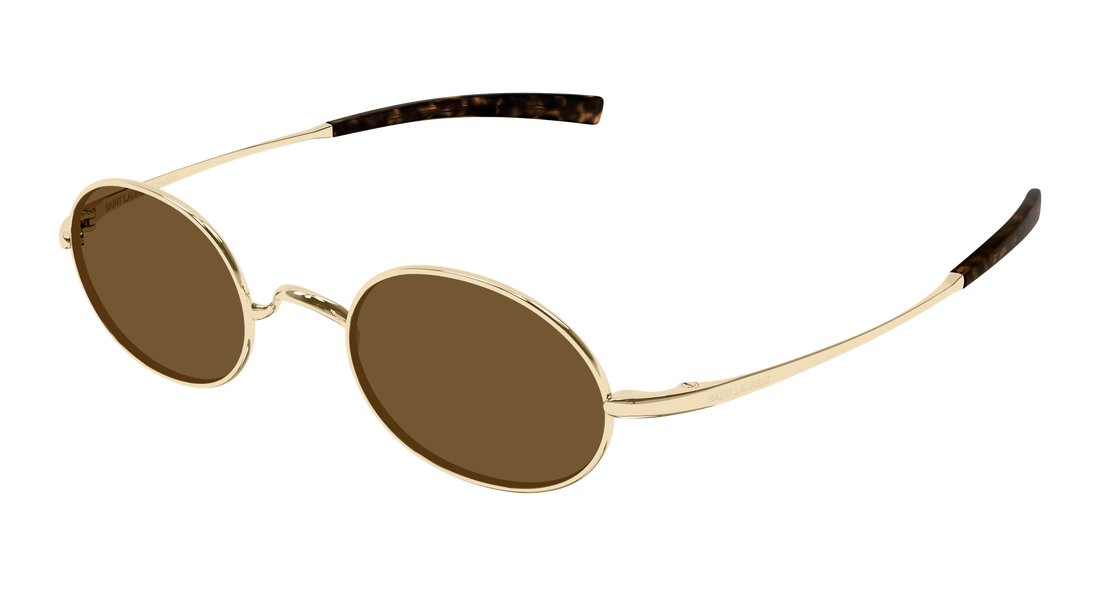 Solbriller saint laurent sl 948 t 003 dorado round/oval/panthos masculino størrelse 47mm - Hovedvisning