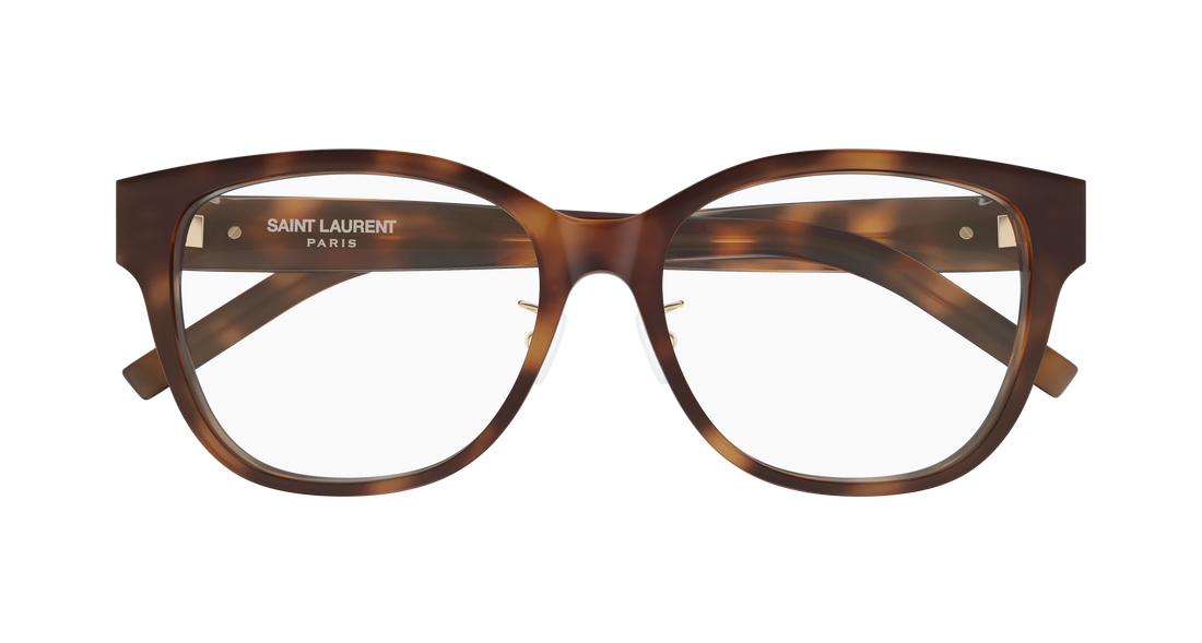 Occhiali da vista saint laurent sl m168/f 003 havana cat eye femenino taglia 55mm - Vista dettagliata