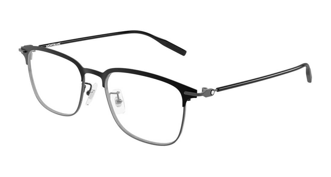 Occhiali da vista montblanc mb0490oa 003 plateado rectangular / squared masculino taglia 54mm - Vista principale