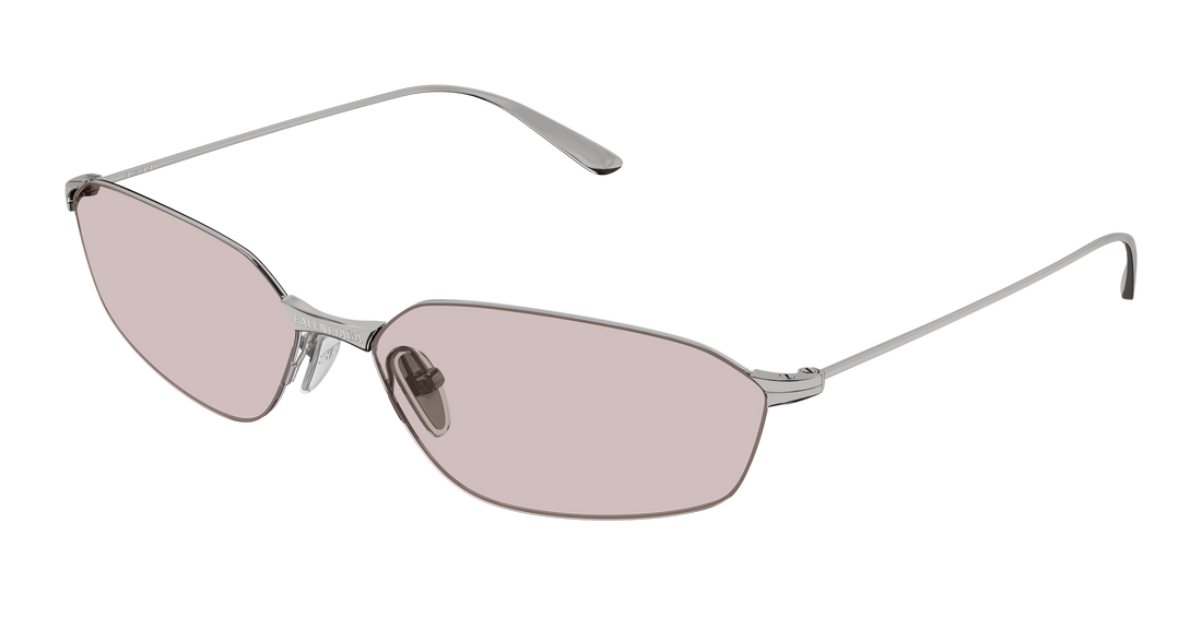 Lunettes de soleil balenciaga bb0412s 006 plateado geometrical/directional unisex taille 62mm - Vue principale