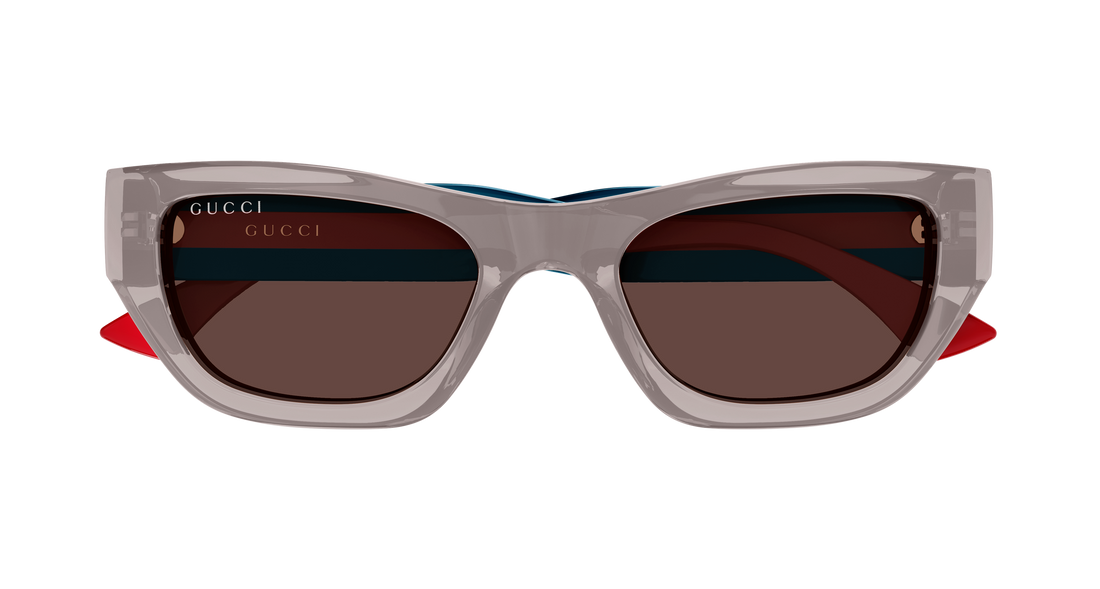 Occhiali da sole gucci gg2116s 005 gris cat eye femenino taglia 52mm - Vista dettagliata