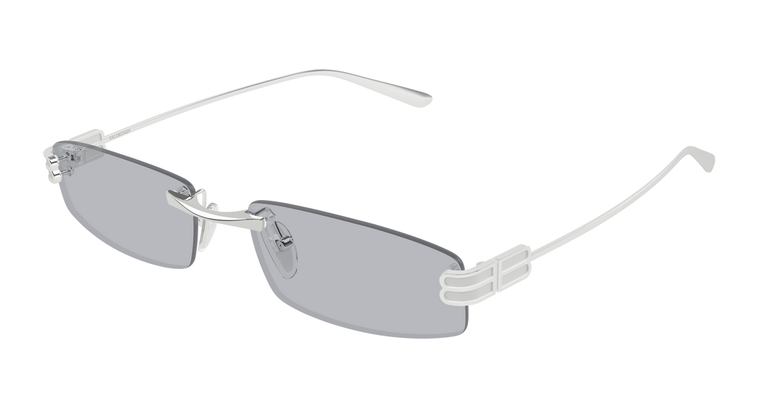 Gafas de sol balenciaga bb0488s 014 plateado rectangular / squared masculino talla 62mm - Vista principal