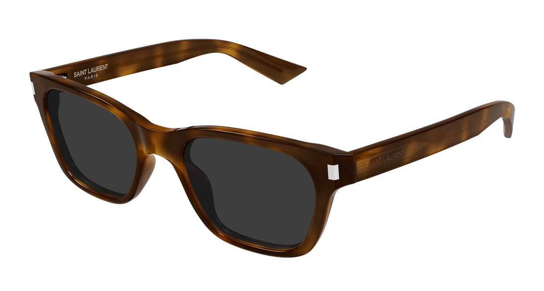 Occhiali da sole saint laurent sl 874 003 havana rectangular / squared unisex taglia 52mm - Vista principale