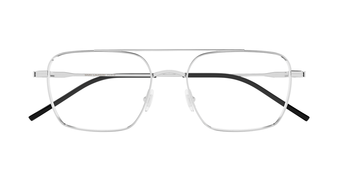 Dioptrijske naočale saint laurent sl 888 002 plateado pilot/navigator unisex veličina 53mm - Detaljni prikaz