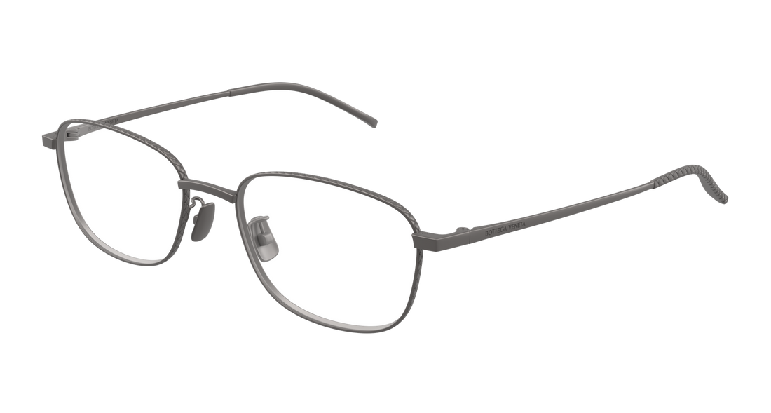 Brillen bottega veneta bv1473oa 001 plateado rectangular / squared unisex größe 52mm - Hauptansicht