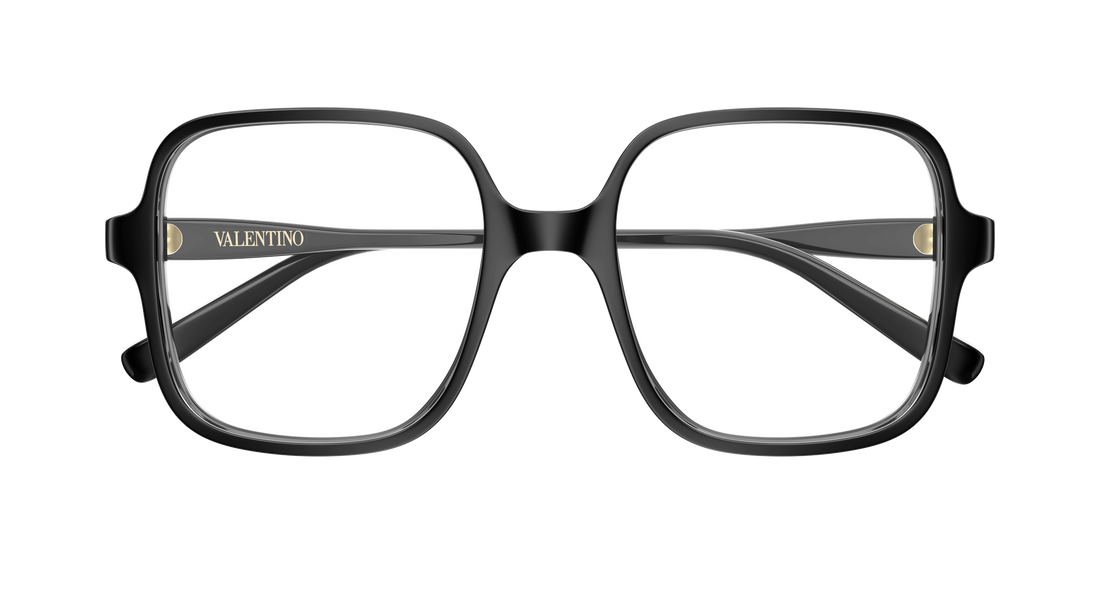 Occhiali da vista valentino vg0021o 001 negro round/oval/panthos femenino taglia 53mm - Vista dettagliata