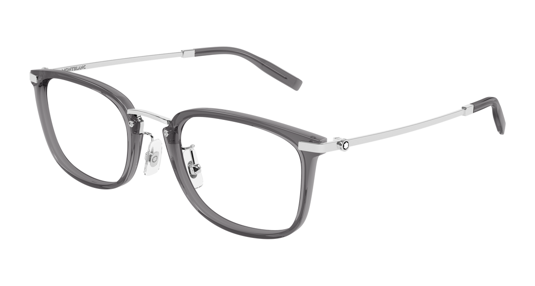 Occhiali da vista montblanc mb0494oj 004 gris rectangular / squared masculino taglia 54mm - Vista principale