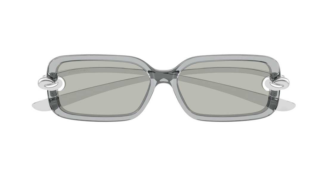 Sonnenbrillen bottega veneta bv1439s 004 gris rectangular / squared femenino größe 56mm - Detailansicht