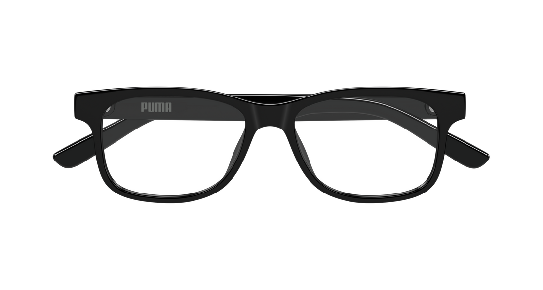 Occhiali da vista puma pj0089o 001 negro rectangular / squared infantil taglia 47mm - Vista dettagliata