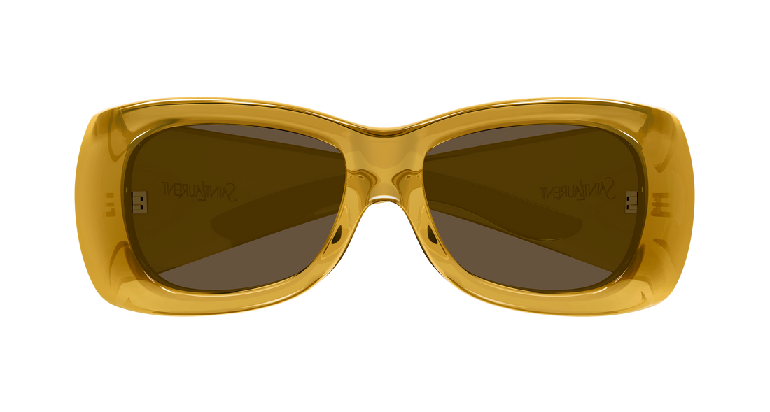 Sunglasses saint laurent sl 901 howl 011 amarillo rectangular / squared unisex size 61mm - Detailed view