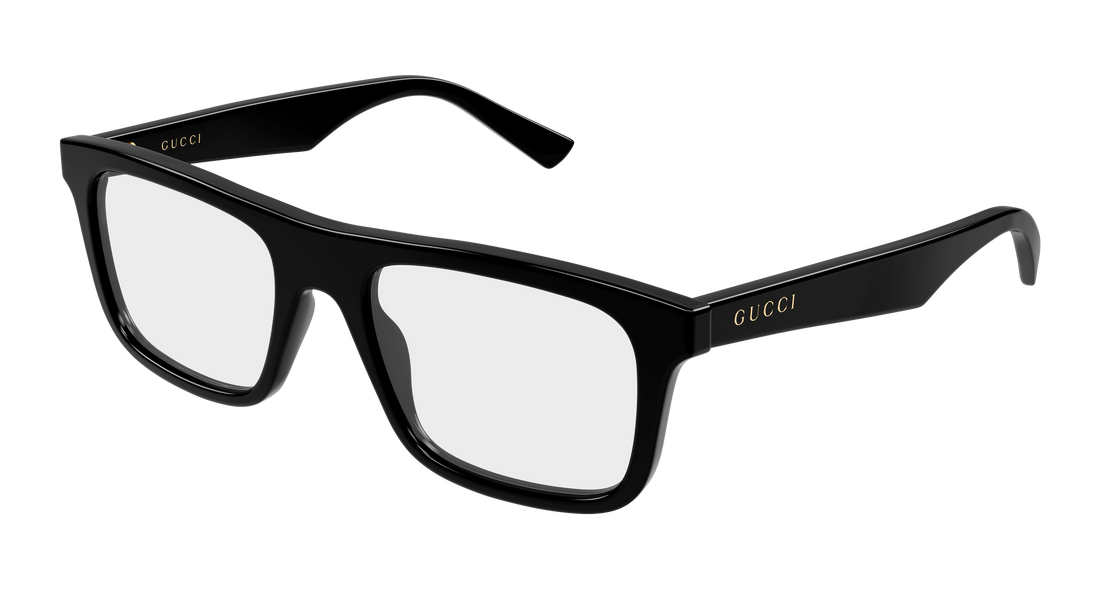 Lunettes de vue gucci gg2184o 005 negro rectangular / squared masculino taille 55mm - Vue principale