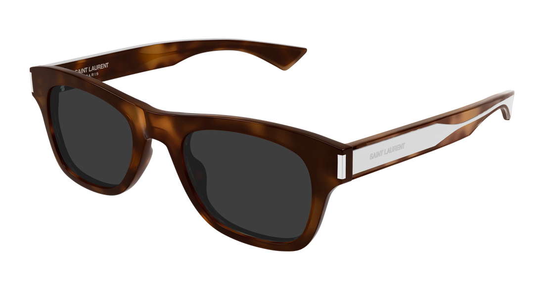 Occhiali da sole saint laurent sl 877 003 havana rectangular / squared masculino taglia 51mm - Vista principale