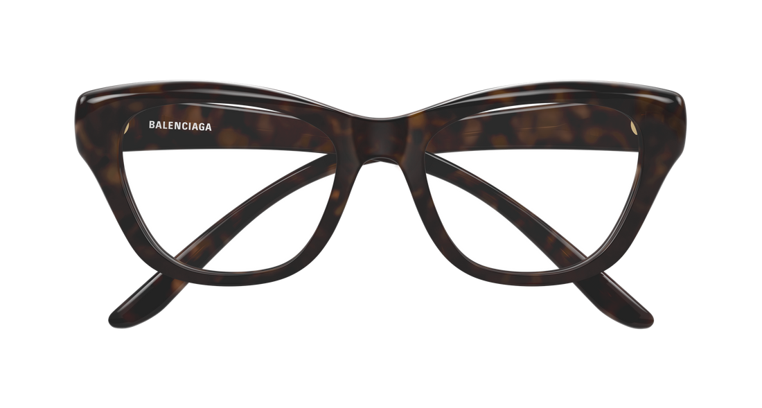 Briller balenciaga bb0519o 002 havana butterfly femenino størrelse 53mm - Detaljeret visning
