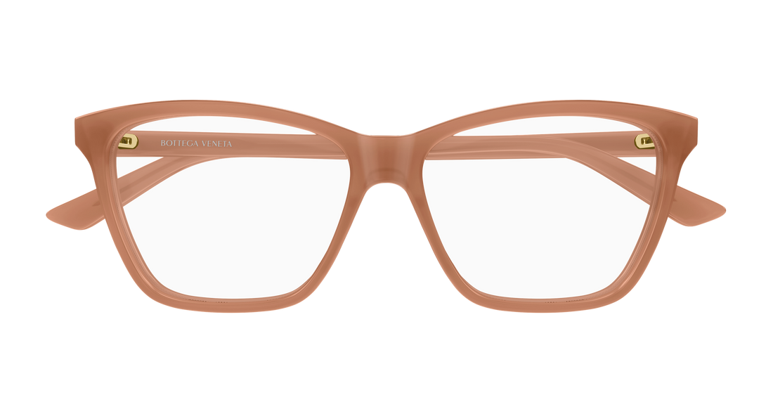 Okulary korekcyjne bottega veneta bv1421o 006 marron butterfly femenino rozmiar 55mm - Widok szczegółowy
