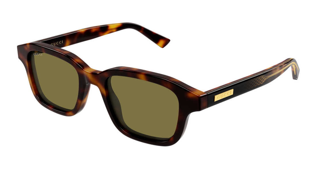 Sunčane naočale gucci gg2247s 002 havana rectangular / squared masculino veličina 49mm - Glavni prikaz