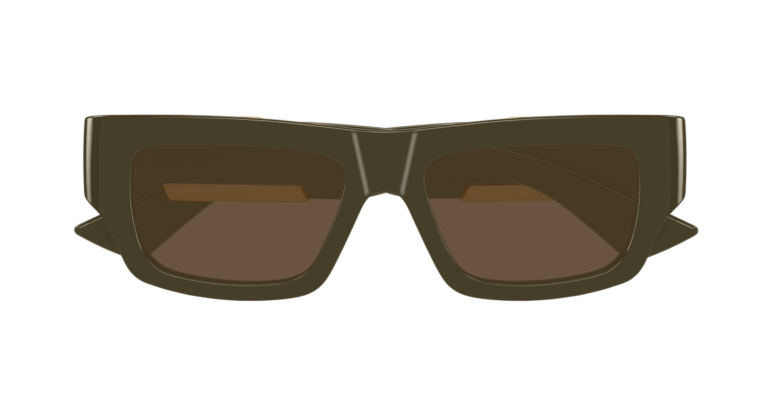 Sonnenbrillen bottega veneta bv1452s 003 verde rectangular / squared unisex größe 53mm - Detailansicht