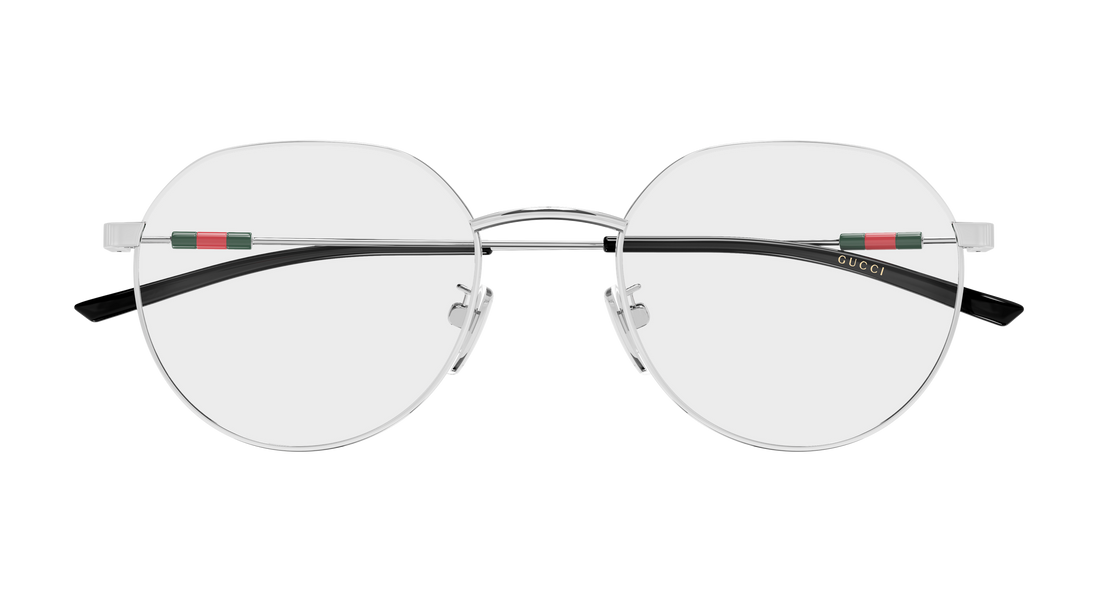 Glasögon gucci gg2141ok 001 plateado round/oval/panthos unisex storlek 51mm - Detaljvy