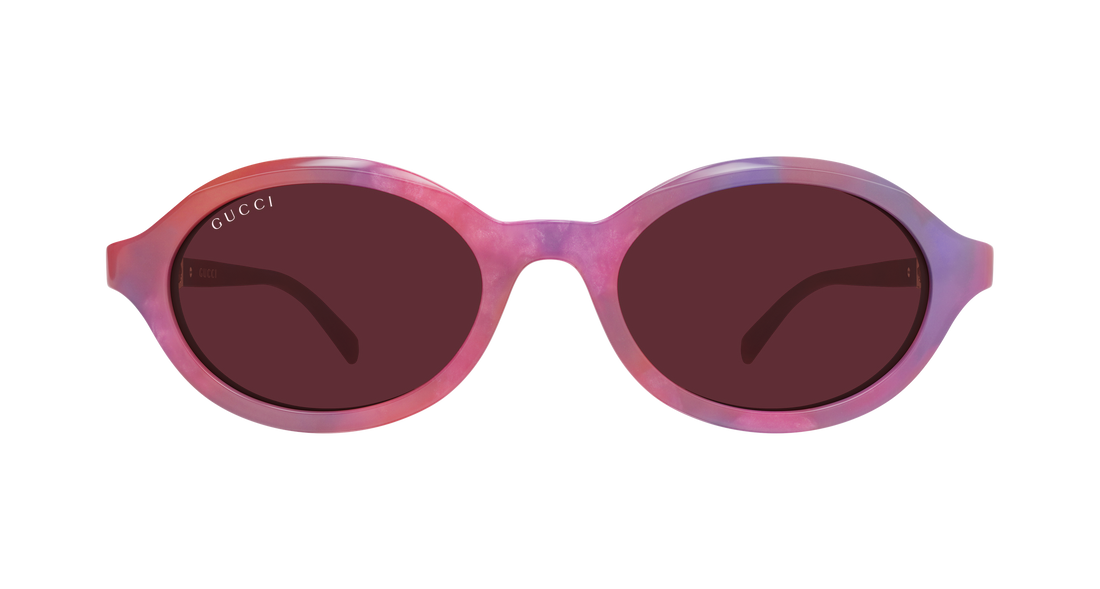 Occhiali da sole gucci gg2153s 005 havana round/oval/panthos femenino taglia 51mm - Vista dettagliata