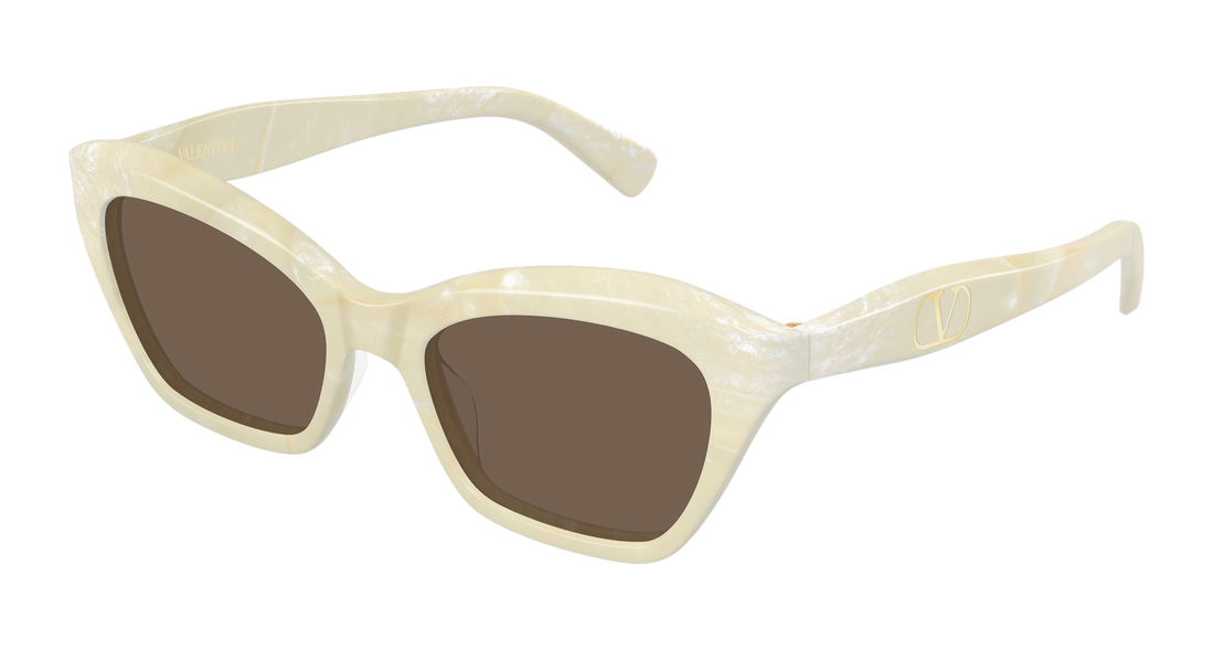 Sunglasses valentino vg0009s 003 beige cat eye femenino size 52mm - Main view