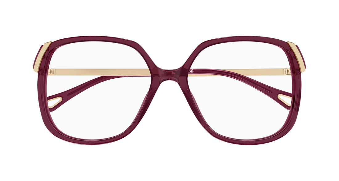 Occhiali da vista chloé ch0287o 011 rojo rectangular / squared femenino taglia 56mm - Vista dettagliata