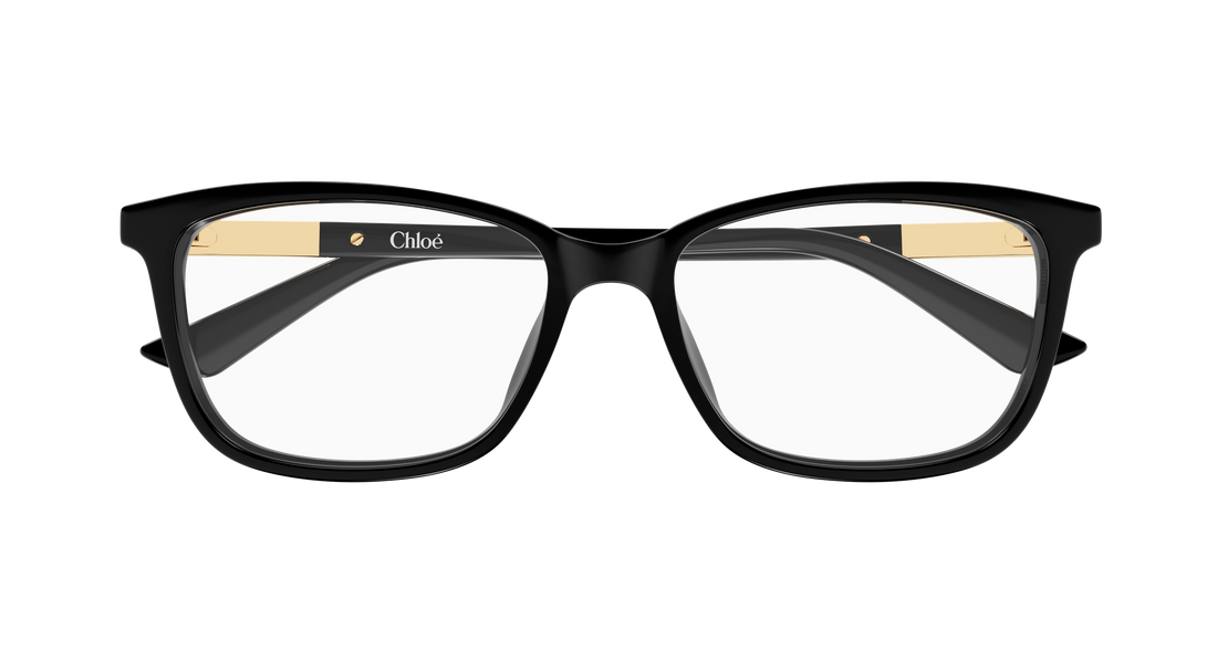 Briller chloé ch0371oa 001 negro butterfly femenino størrelse 55mm - Detaljeret visning