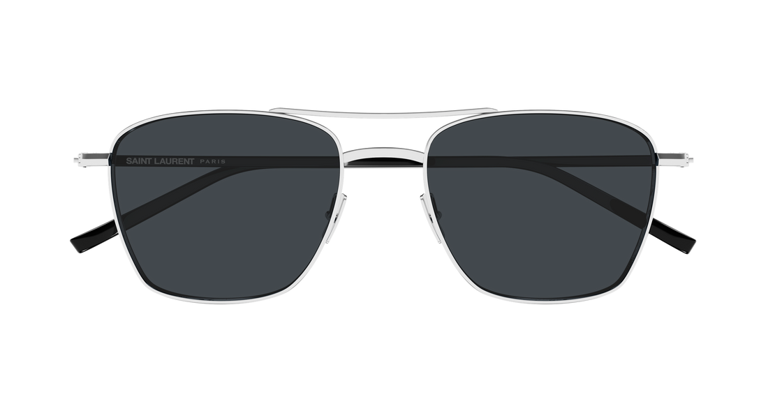 Gafas de sol saint laurent sl 866 002 plateado pilot/navigator unisex talla 53mm - Vista de detalle