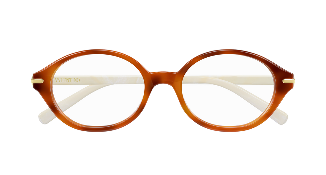 Dioptrijske naočale valentino vg0049o 003 havana round/oval/panthos femenino veličina 50mm - Detaljni prikaz