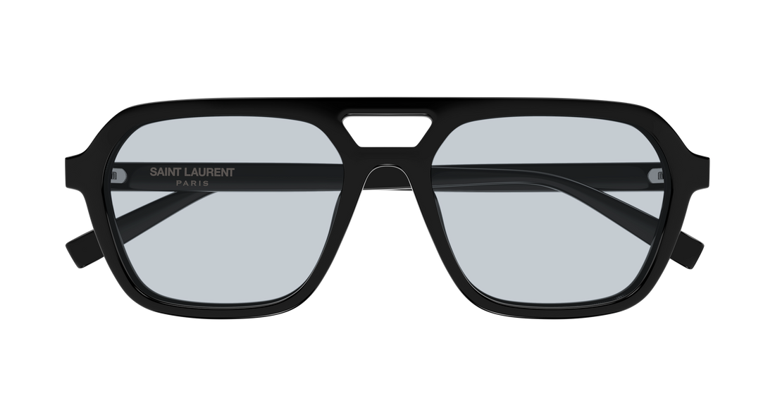 Occhiali da sole saint laurent sl 905 002 negro rectangular / squared unisex taglia 55mm - Vista dettagliata
