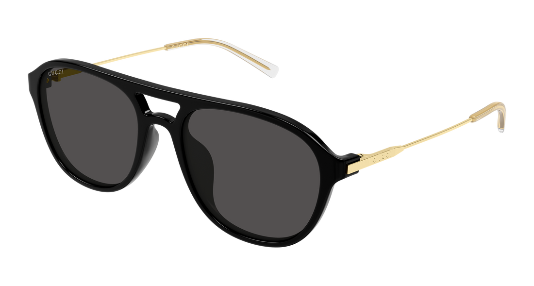 Solbriller gucci gg2254sk 001 negro pilot/navigator masculino størrelse 57mm - Hovedvisning