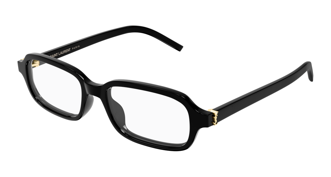 Briller saint laurent sl m180 001 negro rectangular / squared masculino størrelse 52mm - Hovedvisning