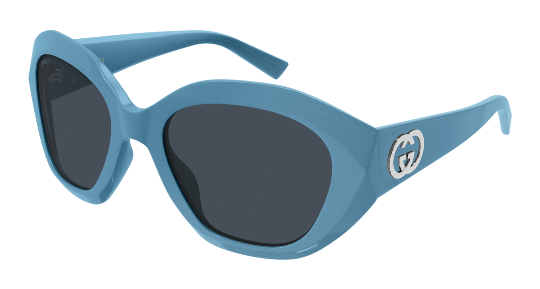 Solglasögon gucci gg2200s 005 light geometrical/directional femenino storlek 56mm - Huvudvy