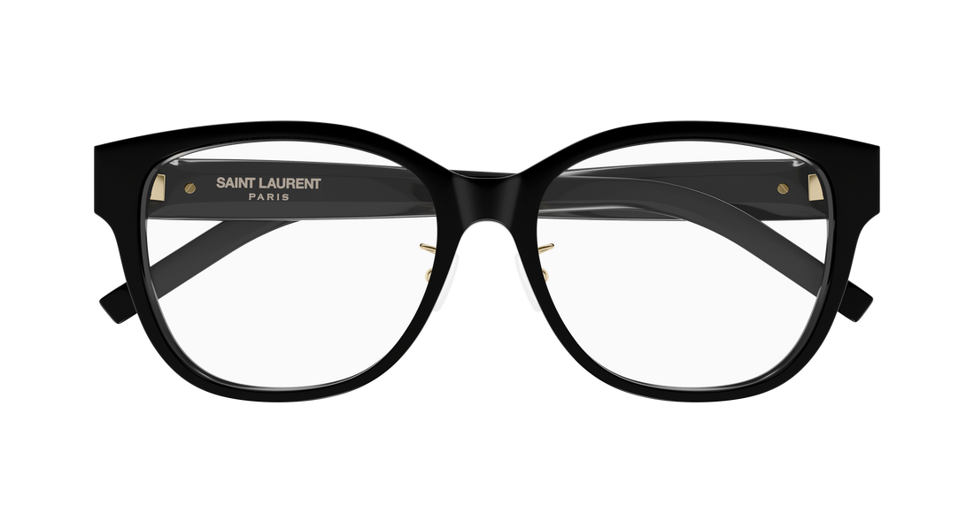 Gafas graduadas saint laurent sl m168/f 001 negro cat eye femenino talla 55mm - Vista de detalle