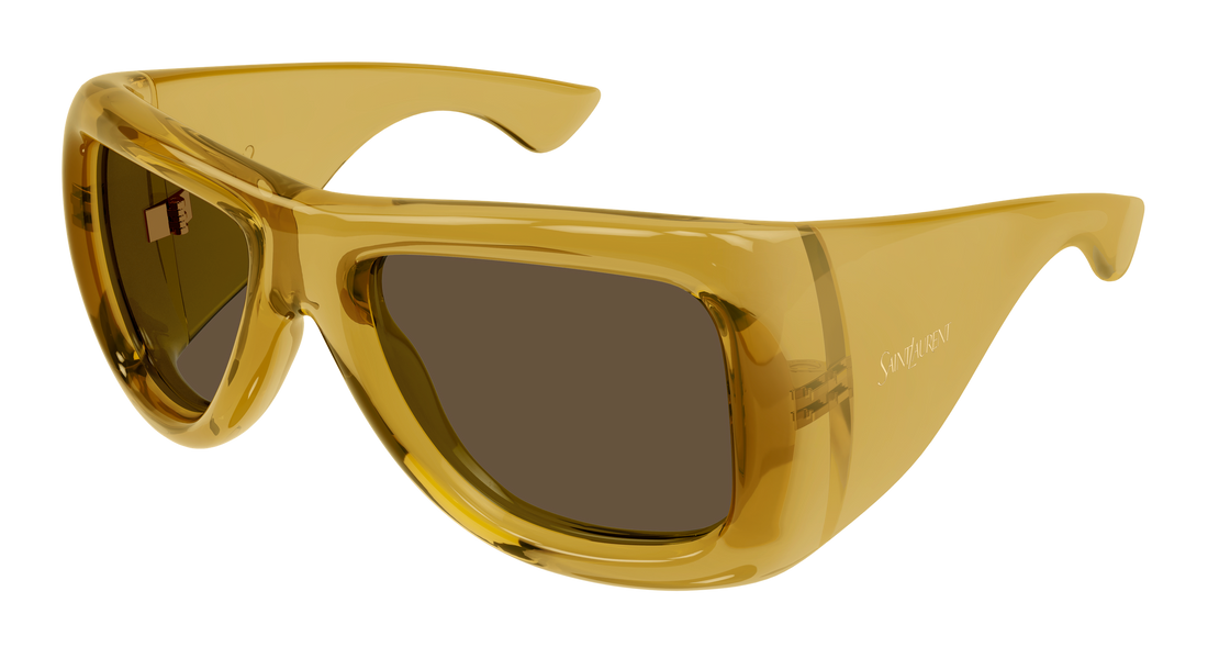 Sunglasses saint laurent sl 902 howl 011 amarillo pilot/navigator unisex size 63mm - Main view