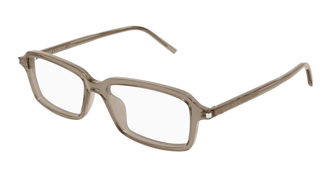 Lunettes de vue saint laurent sl 938 opt 003 marron rectangular / squared masculino taille 53mm - Vue principale