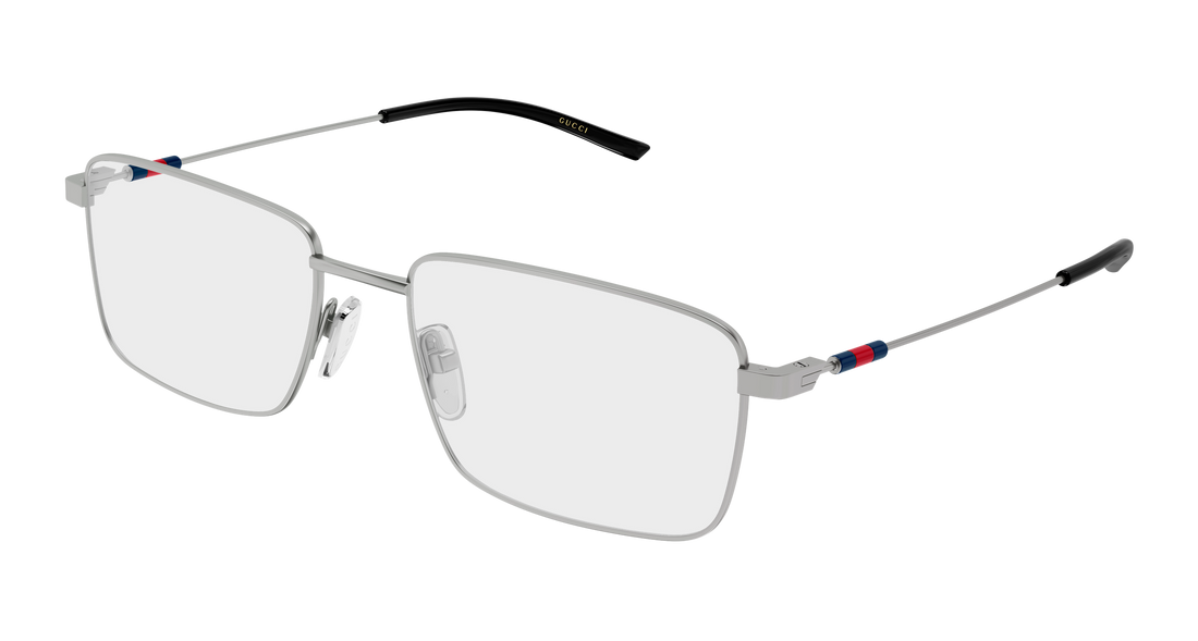 Occhiali da vista gucci gg2098o 003 plateado rectangular / squared masculino taglia 55mm - Vista principale