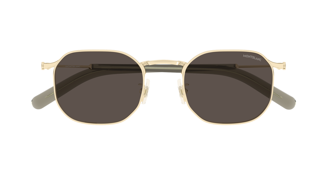 Sonnenbrillen montblanc mb0459s 003 dorado geometrical/directional masculino größe 50mm - Detailansicht