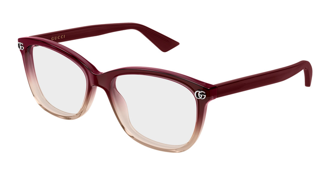 Lunettes de vue gucci gg2113o 010 marron rectangular / squared femenino taille 55mm - Vue principale