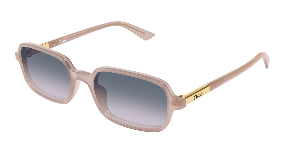 Lunettes de soleil chloé ch0363s 005 beige rectangular / squared femenino taille 53mm - Vue principale