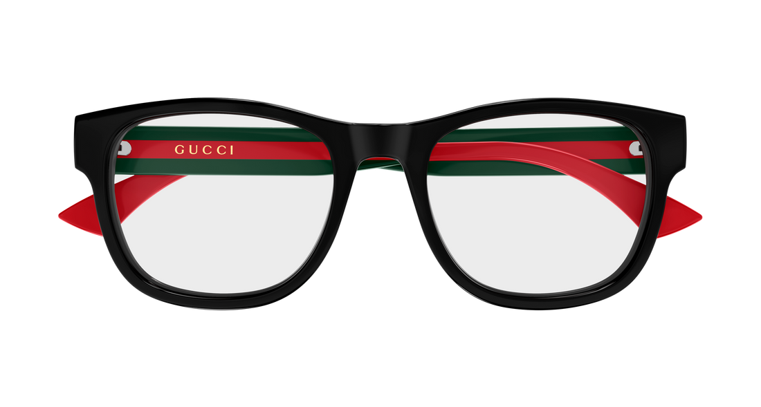 Occhiali da vista gucci gg0004onn 001 negro rectangular / squared masculino taglia 53mm - Vista dettagliata