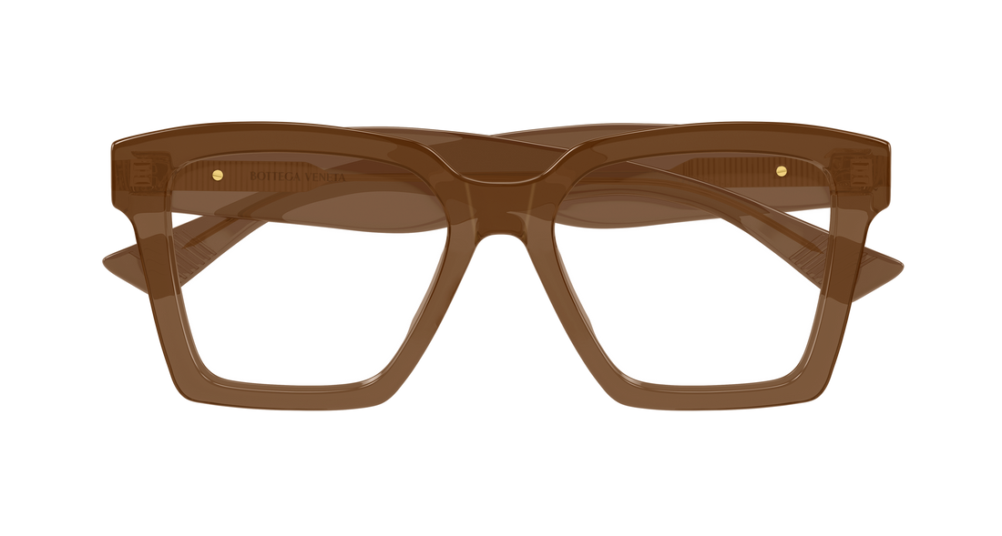 Brillen bottega veneta bv1458o 004 marron rectangular / squared femenino größe 52mm - Detailansicht