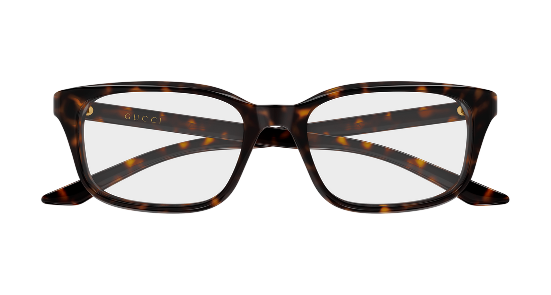 Brillen gucci gg2082o 002 havana rectangular / squared masculino größe 52mm - Detailansicht