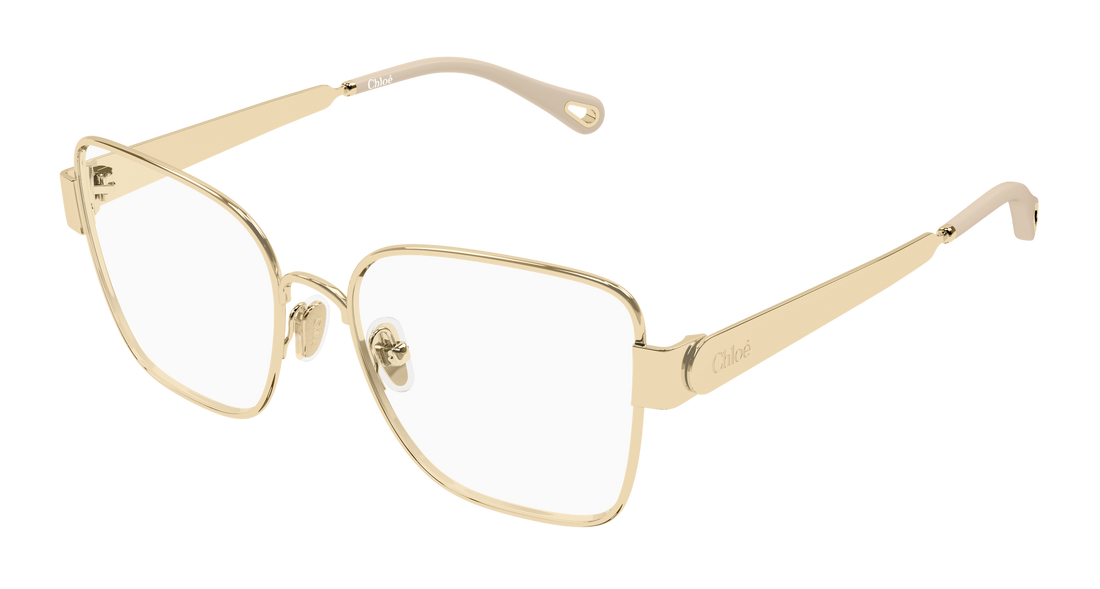 Occhiali da vista chloé ch0356o 001 dorado butterfly femenino taglia 52mm - Vista principale