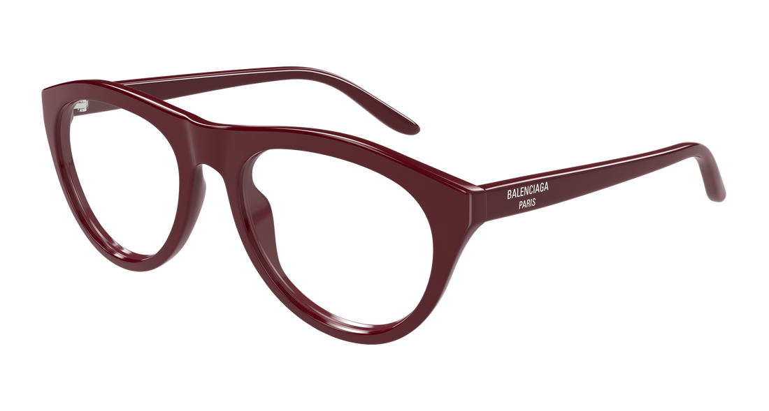 Glasögon balenciaga bb0533o 004 rojo pilot/navigator unisex storlek 55mm - Huvudvy