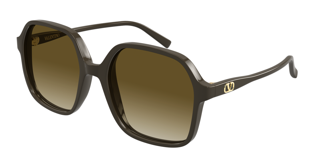 Occhiali da sole valentino vg0018s 005 marron rectangular / squared femenino taglia 56mm - Vista principale
