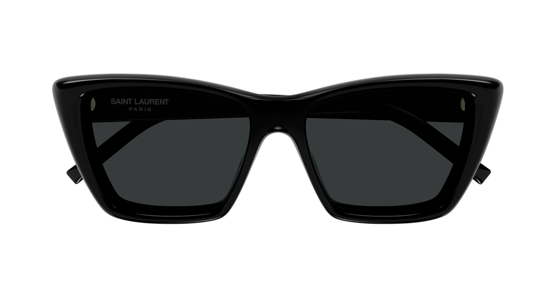 Lunettes de soleil saint laurent sl 276 mica plump 001 negro cat eye femenino taille 55mm - Vue détaillée