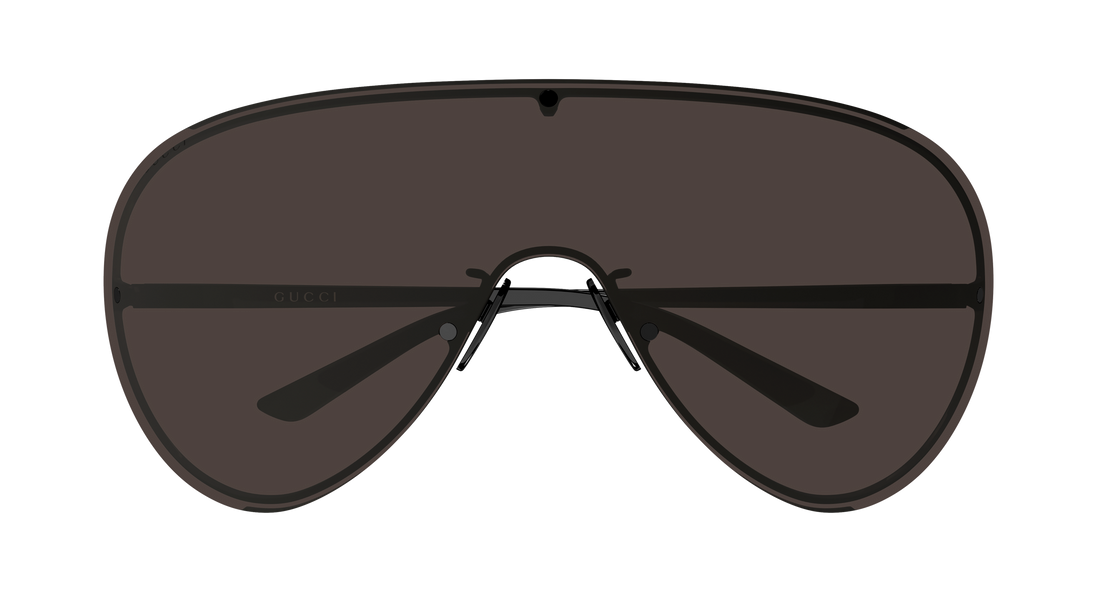 Solbriller gucci gg2271s 001 negro shield femenino størrelse 99mm - Detaljeret visning