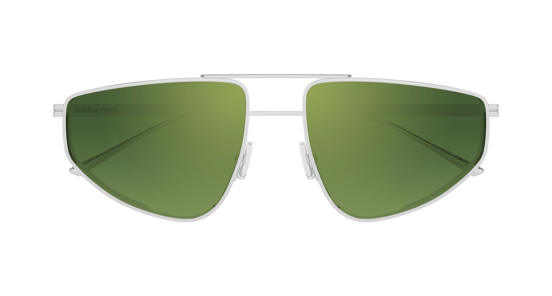 Sunglasses bottega veneta bv1466s 002 plateado pilot/navigator femenino size 59mm - Detailed view