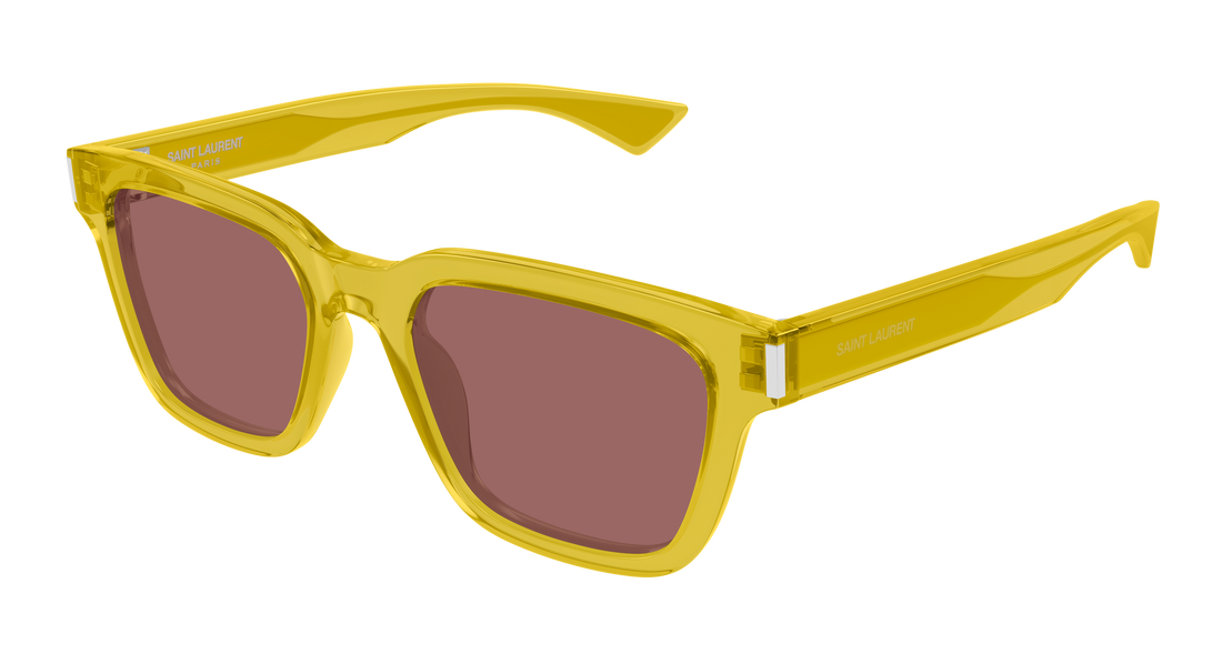 Okulary przeciwsłoneczne saint laurent sl 790 006 amarillo rectangular / squared masculino rozmiar 53mm - Widok główny
